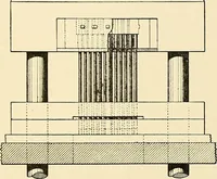 An illustration from The textile industries : a practical guide to fibres, yarns & fabrics in every branch of textile manufacture, including preparation of fibres, spinning, doubling, designing, weaving, bleaching, printing, dyeing and finishing (1910)