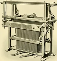 An illustration from The textile industries : a practical guide to fibres, yarns & fabrics in every branch of textile manufacture, including preparation of fibres, spinning, doubling, designing, weaving, bleaching, printing, dyeing and finishing (1910)