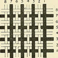 An illustration from The textile industries : a practical guide to fibres, yarns & fabrics in every branch of textile manufacture, including preparation of fibres, spinning, doubling, designing, weaving, bleaching, printing, dyeing and finishing (1910)