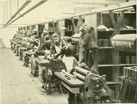 An illustration from The textile industries : a practical guide to fibres, yarns & fabrics in every branch of textile manufacture, including preparation of fibres, spinning, doubling, designing, weaving, bleaching, printing, dyeing and finishing (1910)
