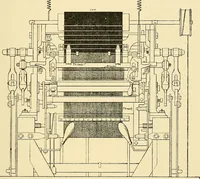 An illustration from The textile industries : a practical guide to fibres, yarns & fabrics in every branch of textile manufacture, including preparation of fibres, spinning, doubling, designing, weaving, bleaching, printing, dyeing and finishing (1910)
