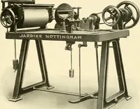 An illustration from The textile industries : a practical guide to fibres, yarns & fabrics in every branch of textile manufacture, including preparation of fibres, spinning, doubling, designing, weaving, bleaching, printing, dyeing and finishing (1910)