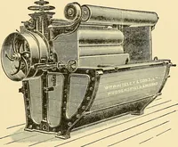 An illustration from The textile industries : a practical guide to fibres, yarns & fabrics in every branch of textile manufacture, including preparation of fibres, spinning, doubling, designing, weaving, bleaching, printing, dyeing and finishing (1910)