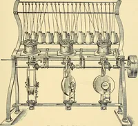 An illustration from The textile industries : a practical guide to fibres, yarns & fabrics in every branch of textile manufacture, including preparation of fibres, spinning, doubling, designing, weaving, bleaching, printing, dyeing and finishing (1910)
