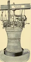 An illustration from The textile industries : a practical guide to fibres, yarns & fabrics in every branch of textile manufacture, including preparation of fibres, spinning, doubling, designing, weaving, bleaching, printing, dyeing and finishing (1910)
