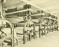 An illustration from The textile industries : a practical guide to fibres, yarns & fabrics in every branch of textile manufacture, including preparation of fibres, spinning, doubling, designing, weaving, bleaching, printing, dyeing and finishing (1910)