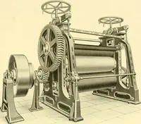 An illustration from The textile industries : a practical guide to fibres, yarns & fabrics in every branch of textile manufacture, including preparation of fibres, spinning, doubling, designing, weaving, bleaching, printing, dyeing and finishing (1910)