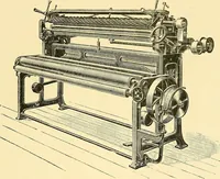 An illustration from The textile industries : a practical guide to fibres, yarns & fabrics in every branch of textile manufacture, including preparation of fibres, spinning, doubling, designing, weaving, bleaching, printing, dyeing and finishing (1910)