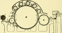 An illustration from Textile raw materials and their conversion into yarns : (the study of the raw materials and the technology of the spinning process) a text-book for textile, trade and higher technical schools, as also for self-instruction ; based upon the ordinary syllabus and curriculum of the Imperial and Royal Austrian weaving schools (1901)