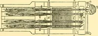 An illustration from Textile raw materials and their conversion into yarns : (the study of the raw materials and the technology of the spinning process) a text-book for textile, trade and higher technical schools, as also for self-instruction ; based upon the ordinary syllabus and curriculum of the Imperial and Royal Austrian weaving schools (1901)