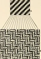 An illustration from Textiles and clothing, by Kate Heintz Watson.. (1907)
