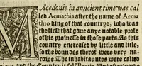 An illustration from Thabridgemente of the histories of Trogus Pompeius (1570)