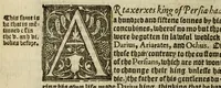 An illustration from Thabridgemente of the histories of Trogus Pompeius (1570)