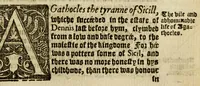 An illustration from Thabridgemente of the histories of Trogus Pompeius (1570)