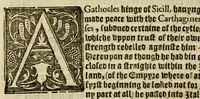 An illustration from Thabridgemente of the histories of Trogus Pompeius (1570)