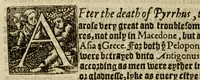Picture 23 of 37 from Thabridgemente of the histories of Trogus Pompeius (1570), leaf 270