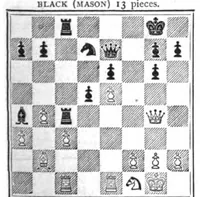 An illustration from The British Chess Magazine Volume 12 1892 (1892)