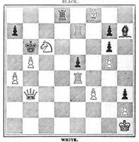 An illustration from The British Chess Magazine Volume 12 1892 (1892)