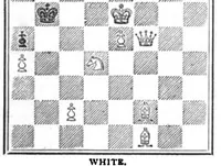 An illustration from The British Chess Magazine Volume 12 1892 (1892)