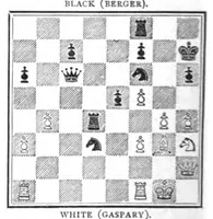 An illustration from The British Chess Magazine Volume 12 1892 (1892)