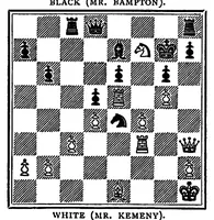 An illustration from The British Chess Magazine Volume 14 1894 (1894)