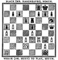 An illustration from The British Chess Magazine Volume 14 1894 (1894)