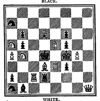 An illustration from The British Chess Magazine Volume 14 1894 (1894)