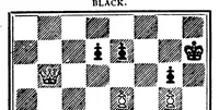 An illustration from The British Chess Magazine Volume 18 1898 (1898)