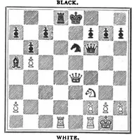 An illustration from The British Chess Magazine Volume 19 1899 (1899)