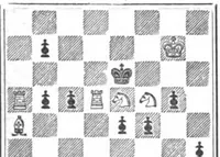 An illustration from The British Chess Magazine Volume 19 1899 (1899)