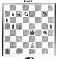 An illustration from The British Chess Magazine Volume 20 1900 (1900)