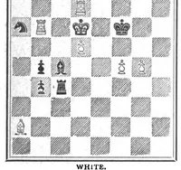 An illustration from The British Chess Magazine Volume 21 1901 (1901)