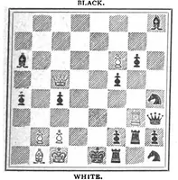An illustration from The British Chess Magazine Volume 21 1901 (1901)