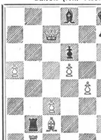 An illustration from The British Chess Magazine Volume 24 1904 (1904)