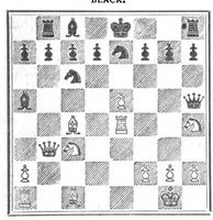 An illustration from The British Chess Magazine Volume 24 1904 (1904)