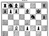 An illustration from The British Chess Magazine Volume 24 1904 (1904)