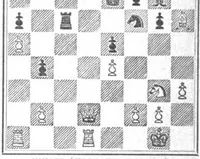 An illustration from The British Chess Magazine Volume 25 1905 (1905)