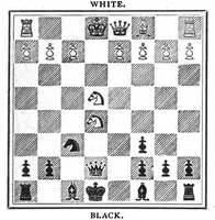 An illustration from The British Chess Magazine Volume 26 1906 (1906)