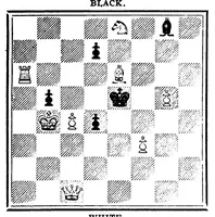 An illustration from The British Chess Magazine Volume 27 1907 (1907)