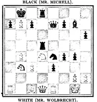 An illustration from The British Chess Magazine Volume 28 1908 (1908)