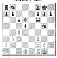 An illustration from The British Chess Magazine Volume 29 1909 (1909)