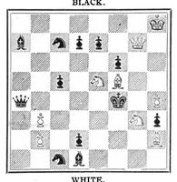 An illustration from The British Chess Magazine Volume 30 1910 (1910)