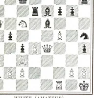 An illustration from The British Chess Magazine Volume 32 1912 (1912)