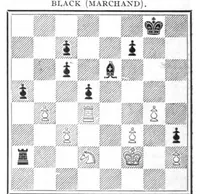 An illustration from The British Chess Magazine Volume 35 1915 (1915)