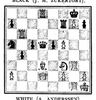 An illustration from The British Chess Magazine Volume 38 1918 (1918)