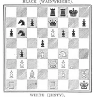 An illustration from The British Chess Magazine Volume 38 1918 (1918)