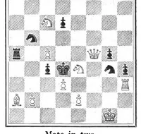 An illustration from The British Chess Magazine Volume 39 1919 (1919)