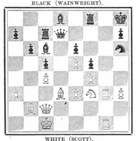 An illustration from The British Chess Magazine Volume 40 1920 (1920)