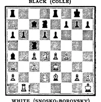 An illustration from The British Chess Magazine Volume 43 1923 (1923)