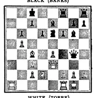 An illustration from The British Chess Magazine Volume 44 1924 (1924)